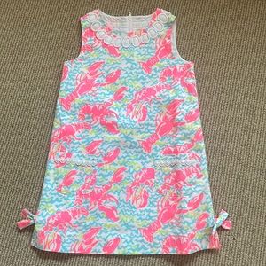 Neon Lilly Lobster Dress NWOT size 6 girls 🦞